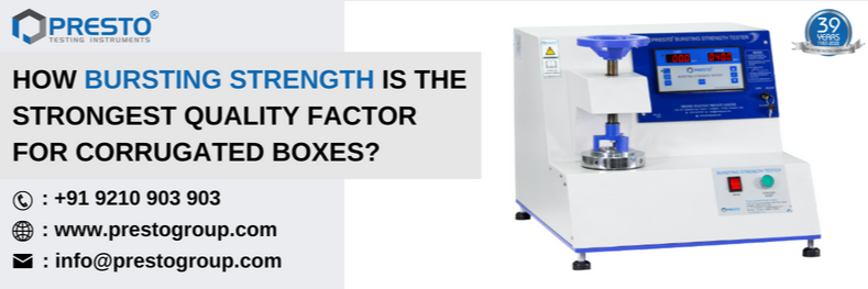 How bursting strength is the strongest quality factor for corrugated boxes?